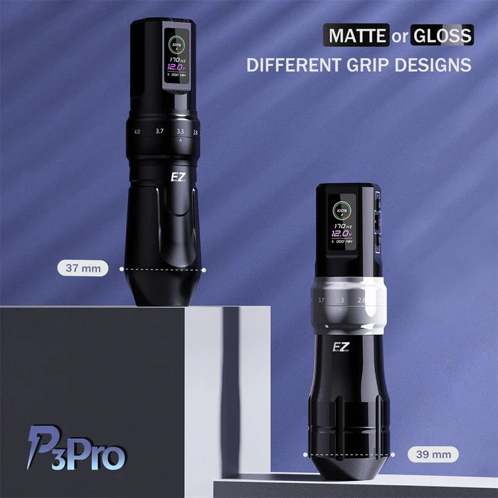 EZ P3 Pro Wireless Tattoo Machine - 6 Strokes