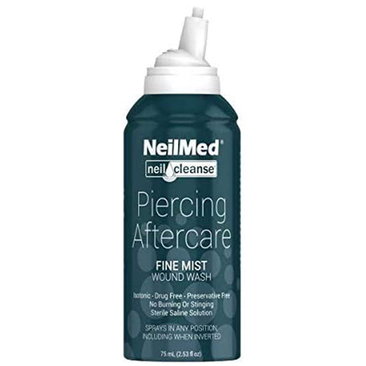 Neilmed Piercing Aftercare Fine Mist Travel Size - 75mL